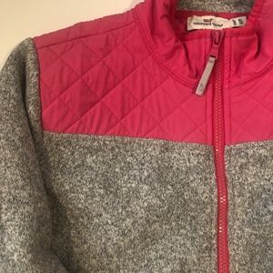 Vineyard Vines girls zip jacket with pockets size 16